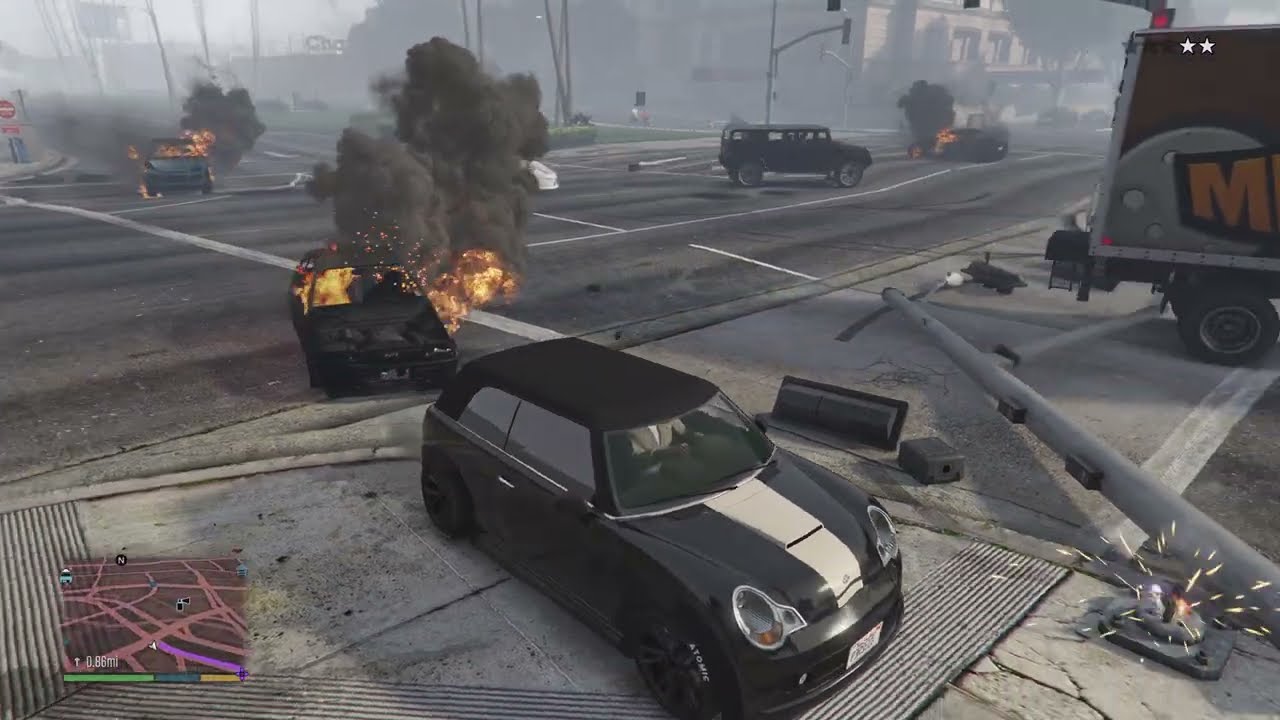 Grand Theft Auto V PS5 Free-roam Gameplay #1453