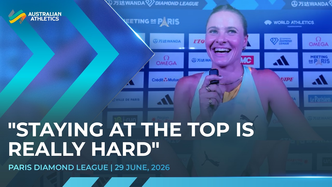 "Staying at the Top Is Really Hard" Nina Kennedy's Return | 2026 Paris Diamond League