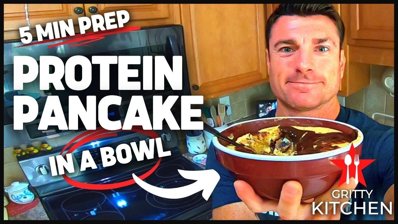 5Minute Protein Pancakes in a Bowl Gain Muscle, High Protein Foods