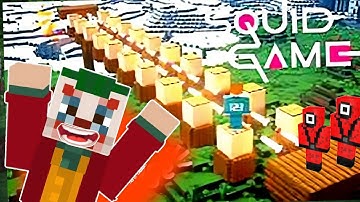 How to build squid game glass bridge in Minecraft 🤩|| Full tutorial || Gaming with Joker