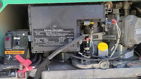 Onan 5500 won't stay running, code 2