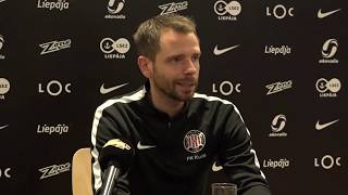 Pēcspēles preses konference - 27.10.2019