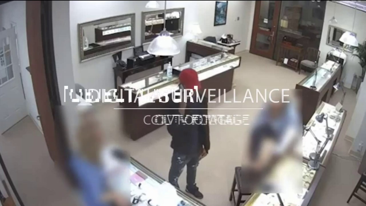 Watch Store In Houston Robbed CCTV Footage - YouTube