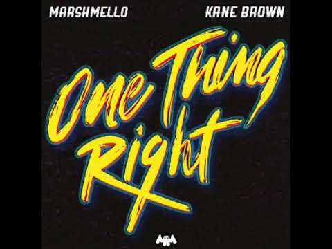 Marshmello & Kane Brown - One Thing Right (Audio)