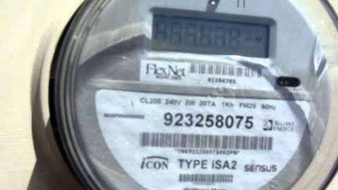 Meter running backwards