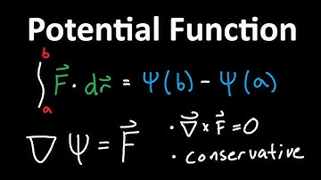 How to Find the Potential Function of a Conservative Vector Field - Calculus 3