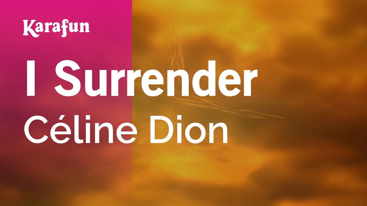 i surrender celine dion instrumental cd