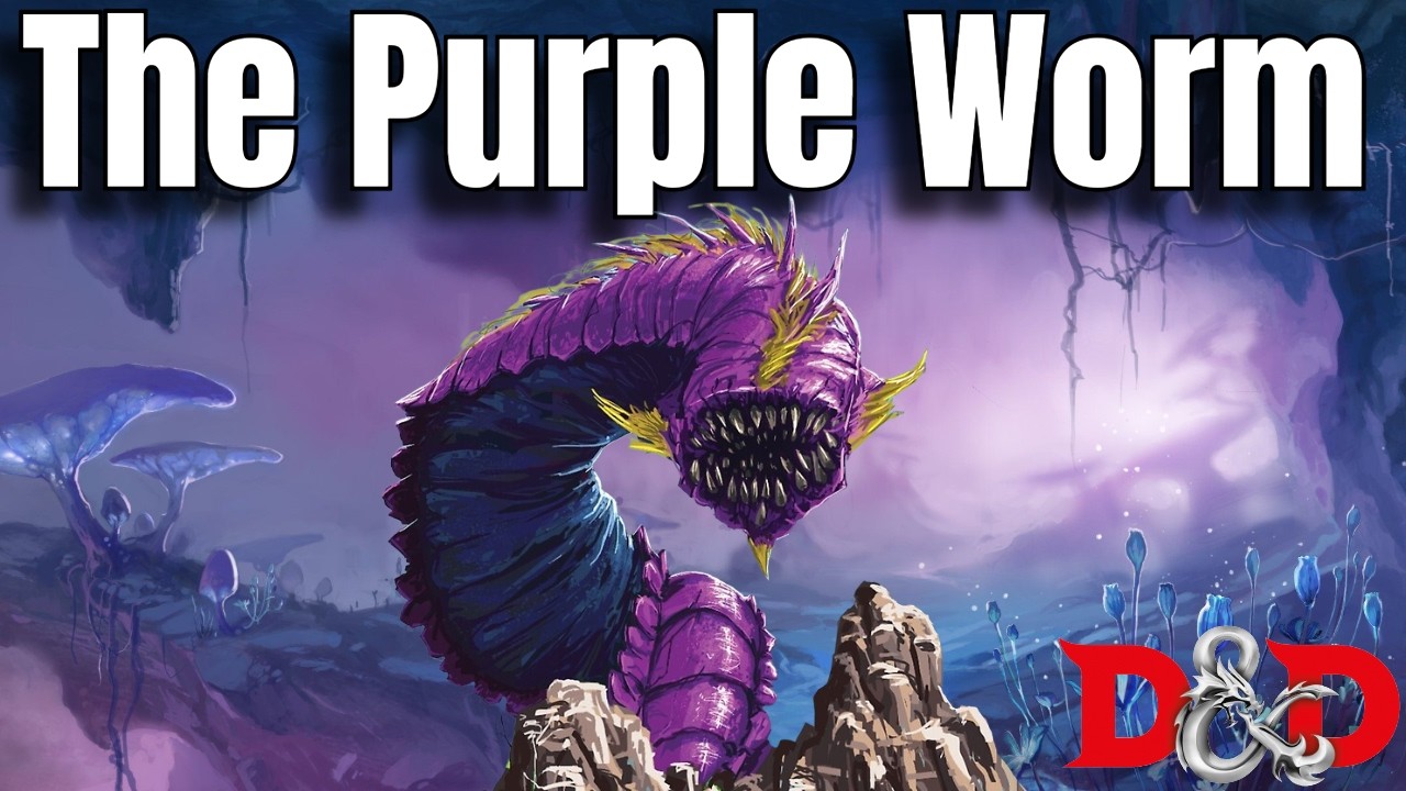 PURPLE WORM Deep Dive - The Monster That SHAPED the Underdark | D&D 5e Lore