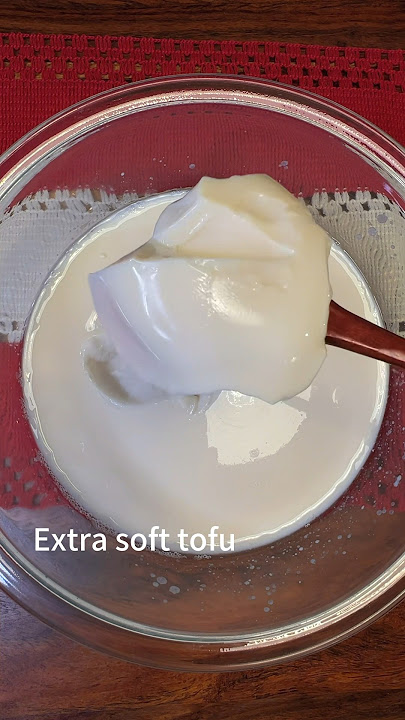 Homemade tofu