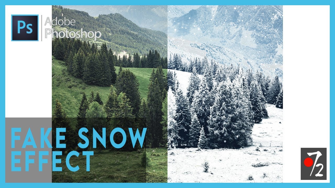 Adobe Photoshop CC - Tutorial Fake Snow Effect [ITA], Studio72 - YouTube