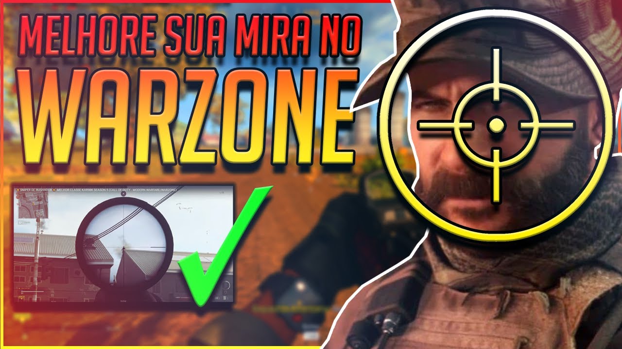 MELHORE SUA MIRA EM 300% NO WARZONE E QUALQUER FPS! BASTA SEGUIR ESSAS DICAS!