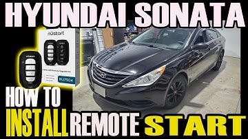 HYUNDAI SONATA -- HOW TO INSTALL REMOTE START 2 WAY COMPUSTAR AND IDATALINK BLADE AL