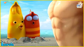 LARVA Peek At The Muscular Body  The Best Funny Cartoon 2023  The Movie Is Worth Watching