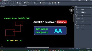 How to get Area in AutoCAD | Lisp tính diện tích trong cad | AutoLISP Reviewer