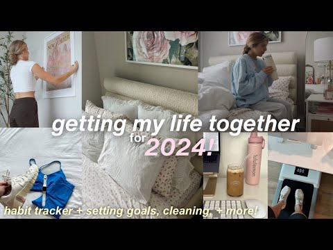 2024 PREP: ways to start the year productive, how I set goals + stay consistent!