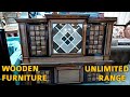 CHEAPEST WOODEN FURNITURE / TEAK WOOD DOUBLE BED / LUXURY FURNITURE RANGE / BATRA FURNITURE