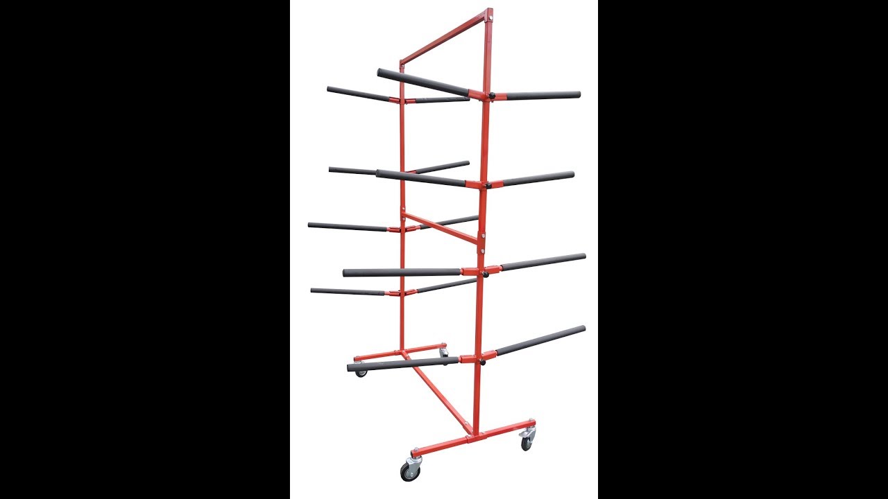 Redline Bumper Body Panel Rack Cart - YouTube