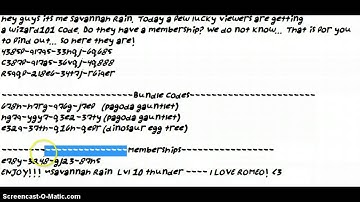 Free Wizard101 Codes