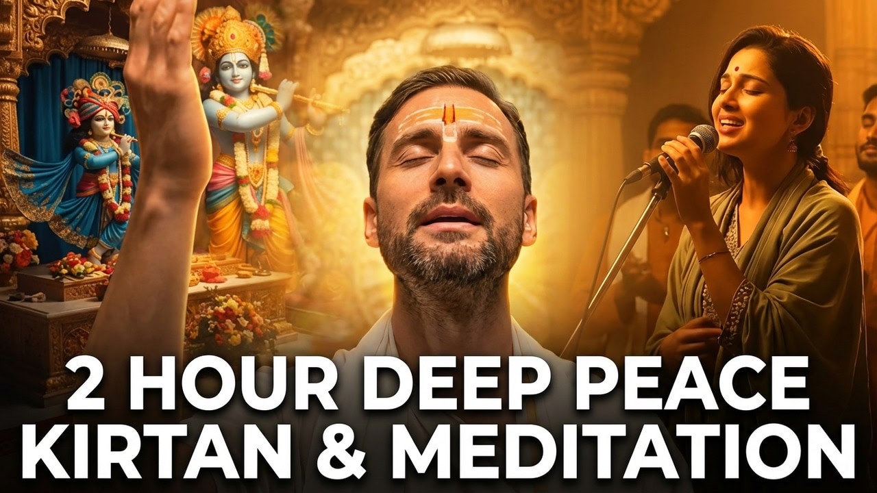 2 Hour Non Stop Hare Krishna Hare Rama Kirtan | Deep Peace