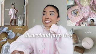 IM GOING TO DISNEYLAND!! (pack + prep with me)