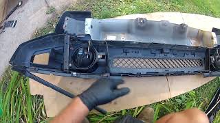 Bumper & grill removal, repair Hummer H3
