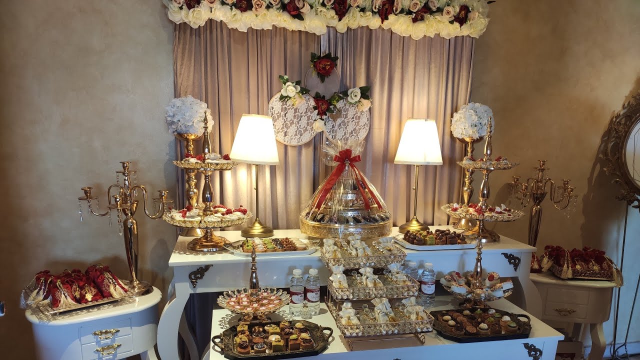 buffet mariage بوفيه عقد القران أو الخطوبة