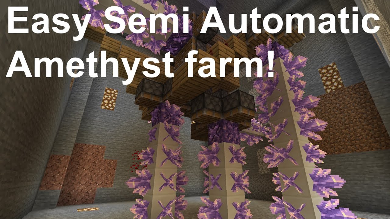 Simple & Efficient Semi Automatic Amethyst Shard Farm 