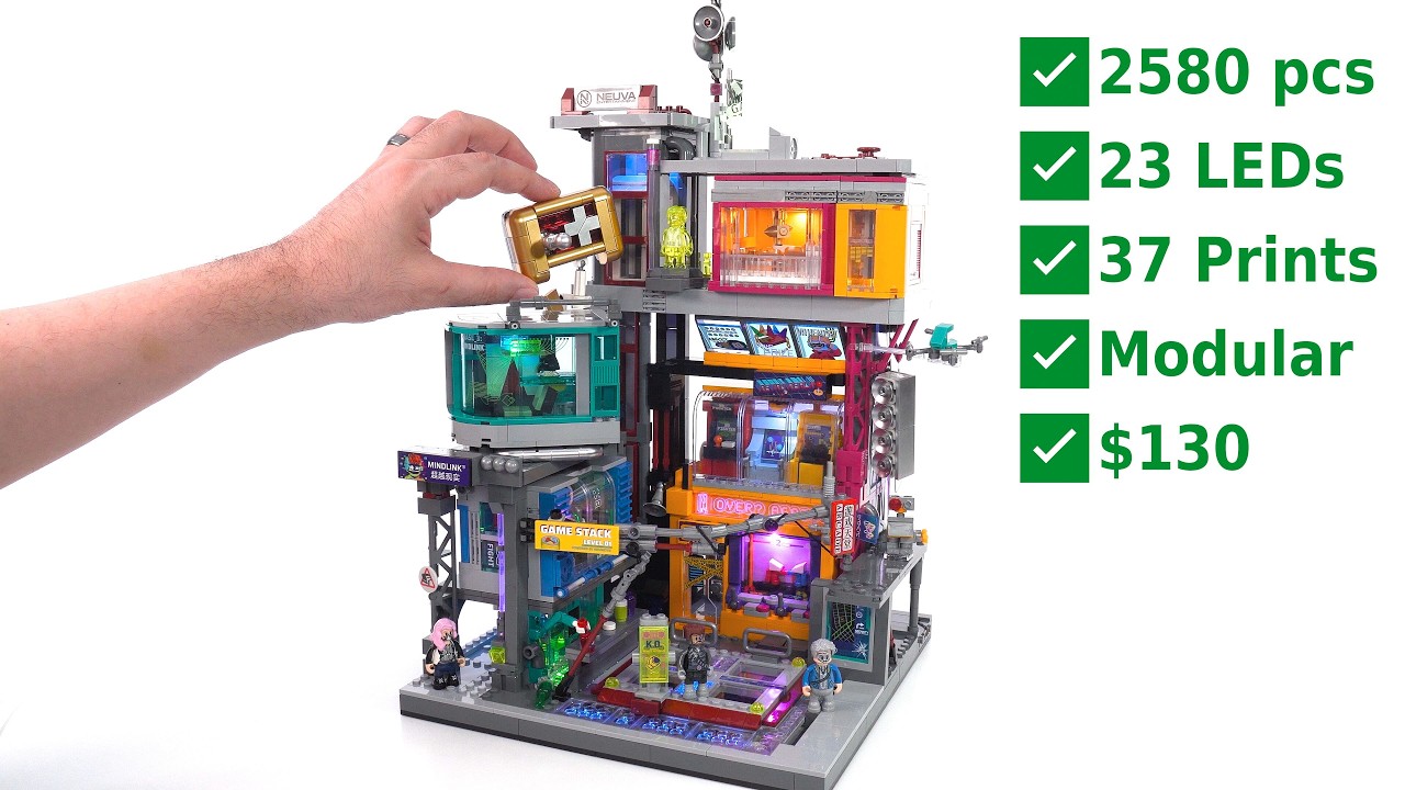 Lumibricks Cyberpunk Game Stack modular review! They got better, again ...
