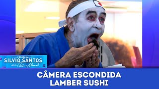 Lamber Sushi | Câmeras Escondidas (23/04/24) by Câmeras Escondidas Programa Silvio Santos 342,308 views 3 months ago 3 minutes, 4 seconds