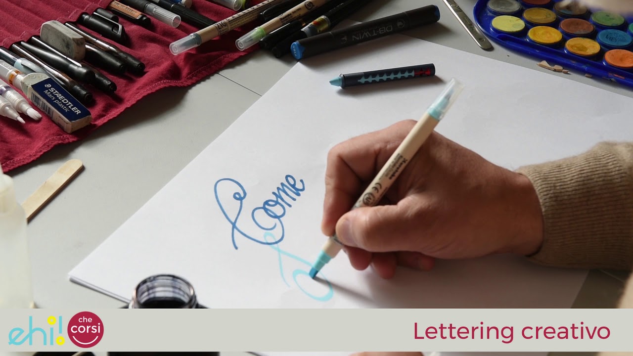 Corso Lettering Corso di Lettering Creativo: forme e stili unici! - YouTube