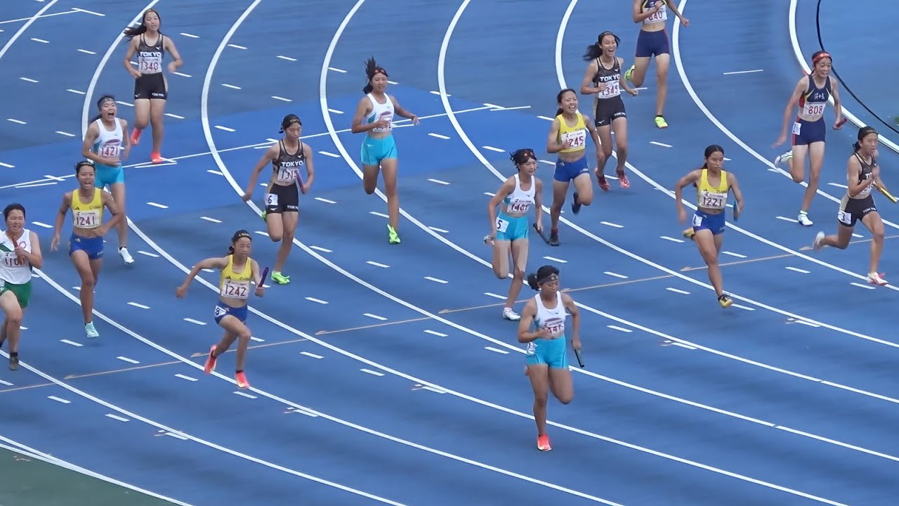 予選・決勝 女子リレー 4x100m 関東中学陸上2025