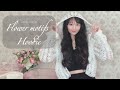 かぎ針編み|お花のモチーフを繋いで大きなフードの春夏アウター | ダイソーポリエステル毛糸 | crochet | TUTORIAL | flower motifs Hoodie