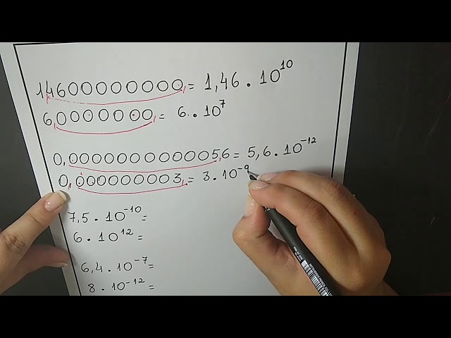 Adição e subtração de notação científica - Brasil Escola