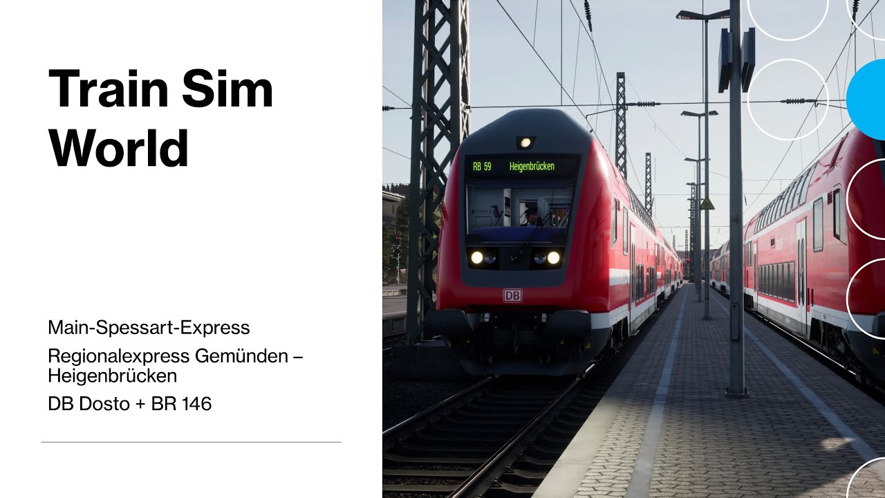 🚆Gemünden - Heigenbrücken | Germany Cabview | Train Sim World