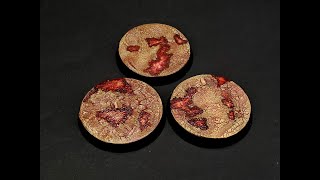 How to Make Nurgle Scab Bases
