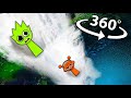 360° VR - SPRUNKIS WATERFALL |4K |