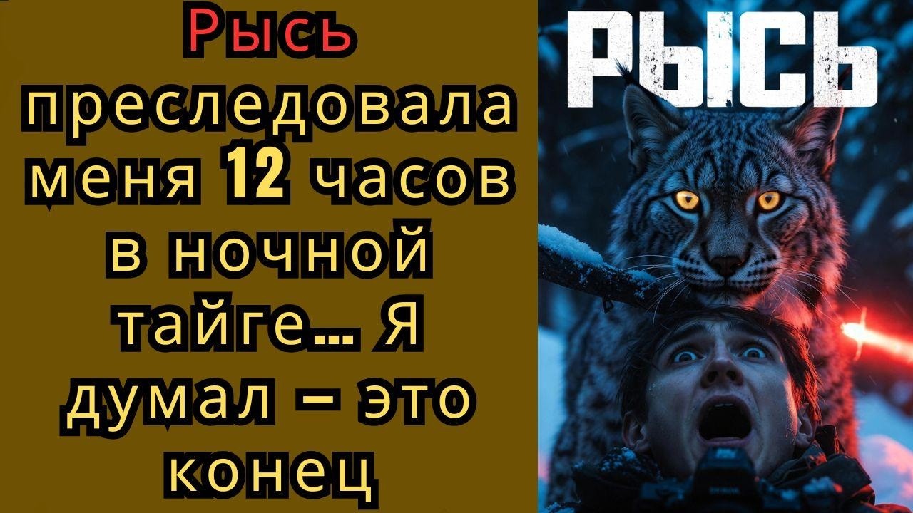 Рысь преследовала меня 12 часов в ночной тайге… Я думал — это конец