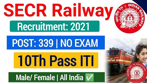 SECR Railway Apprentice Recruitment 2021| secr railway apprentice online form 2021 kaise bhare|