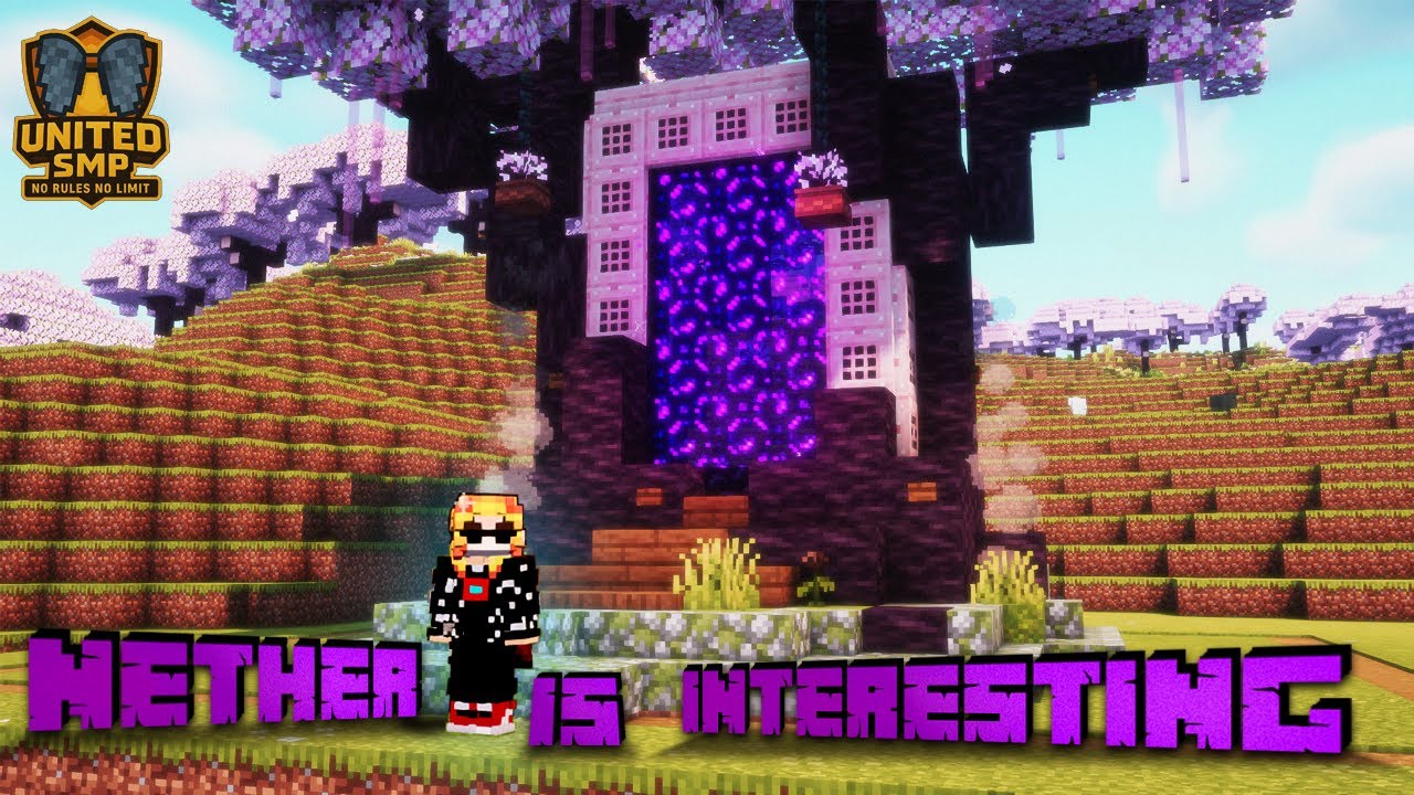 WE ARE BACK IN UNITED SMP!!! MAKING NETHER PORTAL & UPGRADING!!!!! #unitedsmp #shorts #minecraftlive