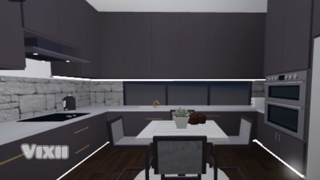 Small modern Kitchen Idea || Roblox || Bloxburg || - YouTube
