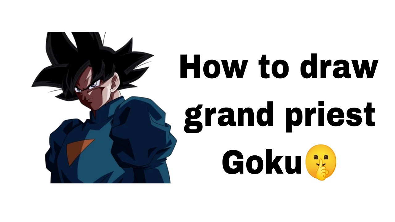 🥺 i work 2 hours in this drawing please like and subscribe 🥺|| how to draw grand priest Goku 🤫