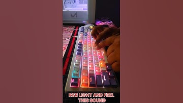 RGB Gaming mechanical keyboard 😍 #shorts #keyboard #youtubeshorts