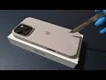 iPhone 16 Pro Max Black Titanium + Accessory Apple Silicon Case Light Purple #Aesthetic#Asmr