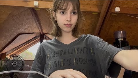 My first asmr video 