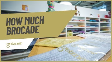 How much brocade do I need for my outfit