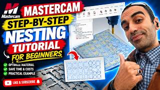 Full MasterCAM Step-by-Step Nesting Tutorial for Beginners Guide