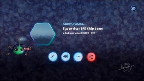 Dreams PS4 - Typewriter SFX Chip