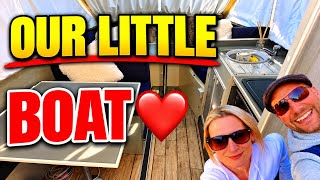 Sarah Turned Our New Boat Into a Little Home… ❤️ Boating | Boat Adventure | River Avon