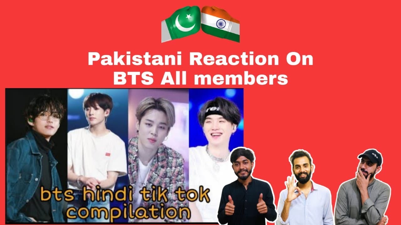 Pakistani reaction to BTS | BTS tiktok | BTS army | Pakistani reaction to BTS hindi tik tok