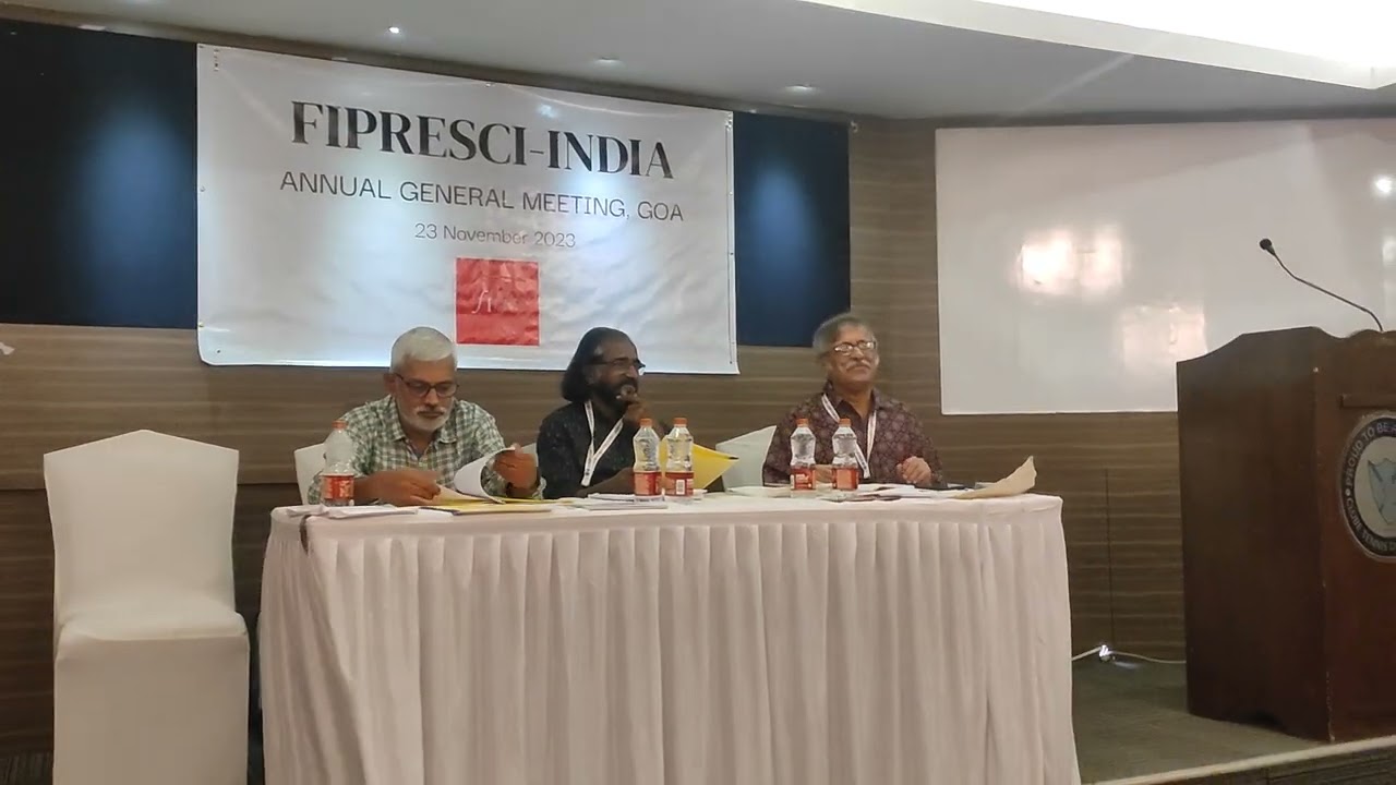 (23/11/2023) | FIPRESCI India AGM | Clube Tennis  De Gaspar Dias, Panaji, Goa |